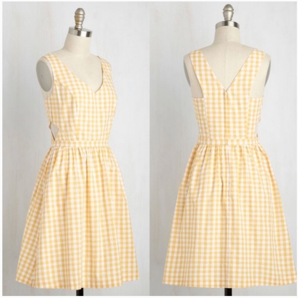 Modcloth Dresses & Skirts - Modcloth Patio My Goodness Gingham Dress XXL